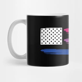 LGBTQ American Flag USA Progressive New Pride Bisexual Flag Mug